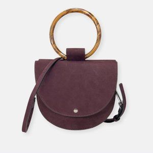 BRAND NEW Theory Two-Sided Suede Crossbody Bag
